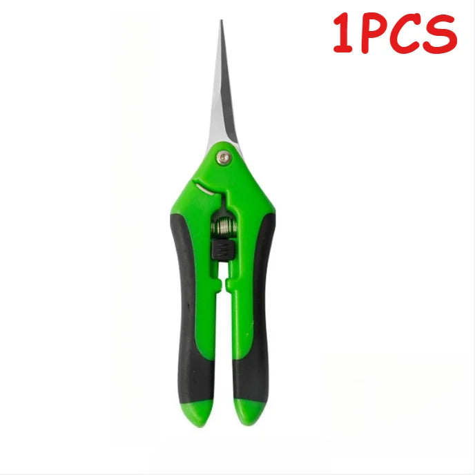 Stainless Steel Pruning Shears Handheld Garden Scissors Practical Trimming Tool for Branches Flowers and Household Plant Care