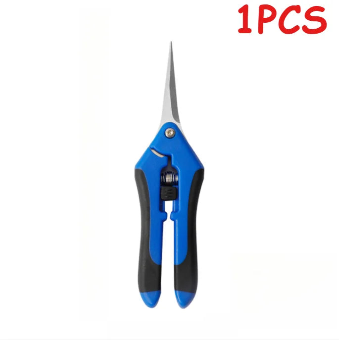 Stainless Steel Pruning Shears Handheld Garden Scissors Practical Trimming Tool for Branches Flowers and Household Plant Care