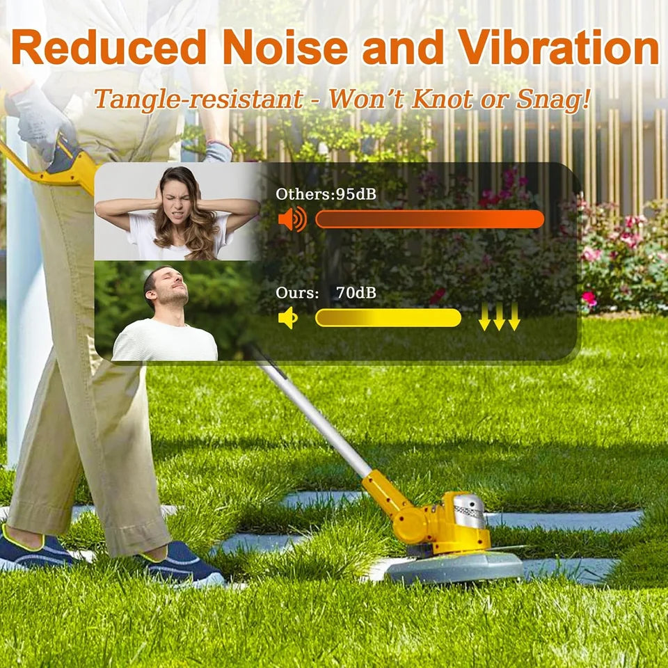 TSES 1.5LB Trimmer Rope Star Shape, String Trimmer Line, Commercial Grade Pentagon Weed Eater Spool, Premium Nylon Universal